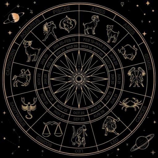 Brass mandala with the twelve zodiac signs arranged around a central Vedic hub